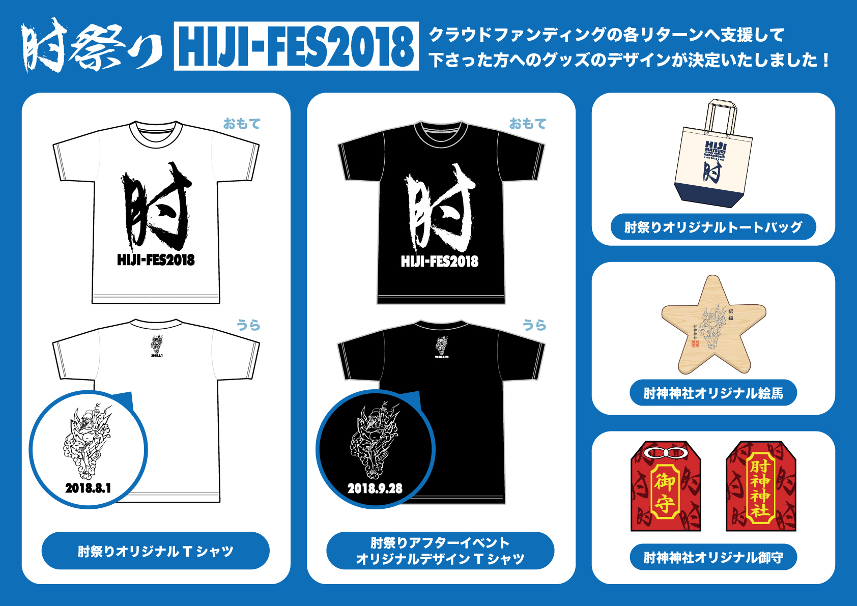 クラウドファンディングリターングッズデザイン